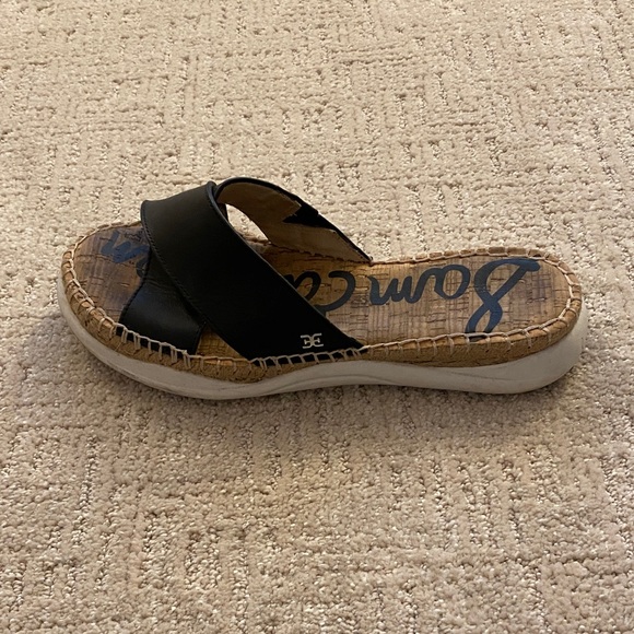 Sam Edelman Black Slide Sandals 7 1/2 Med - Picture 7 of 9
